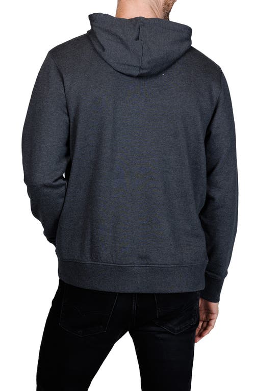Tailorbyrd Cotton French Terry Hoodie In Gray