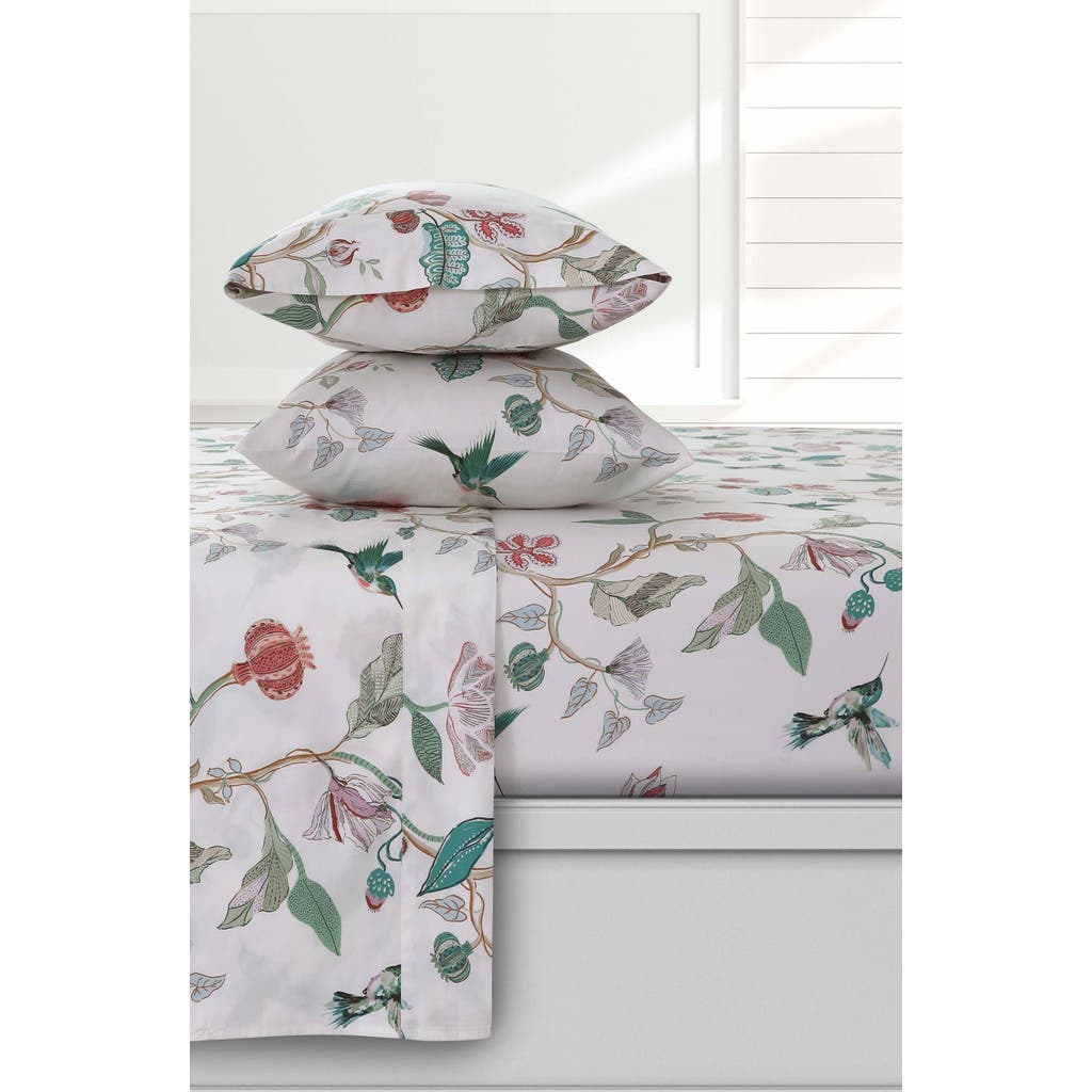 Azores Home 300 Thread Count Organic Cotton Sheet Set In Multi