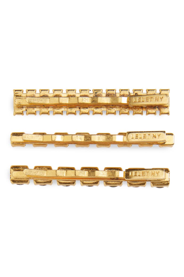 3-Pack Crystal Bobby Pins, Alternate, color, LILAC/ GOLD