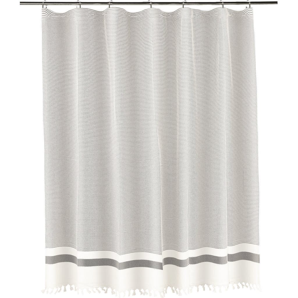 Olive And Linen Olive & Linen Pixel Shower Curtain