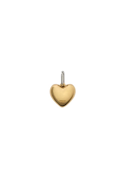 Burberry Heart Charm In Gold