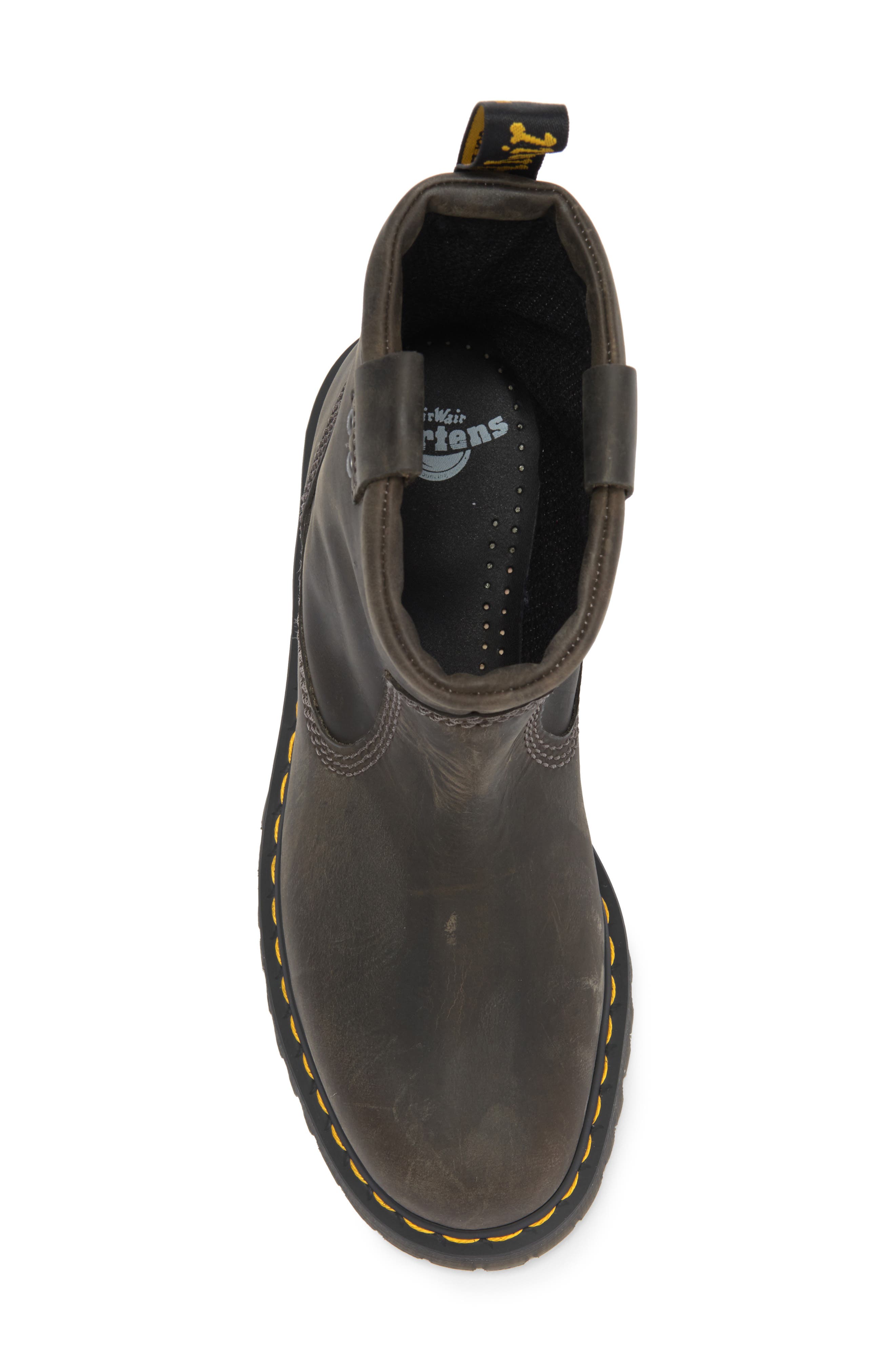 Dr. Martens Anistone Lo Boot, Alternate, color, Charcoal Grey Burnished Waxy