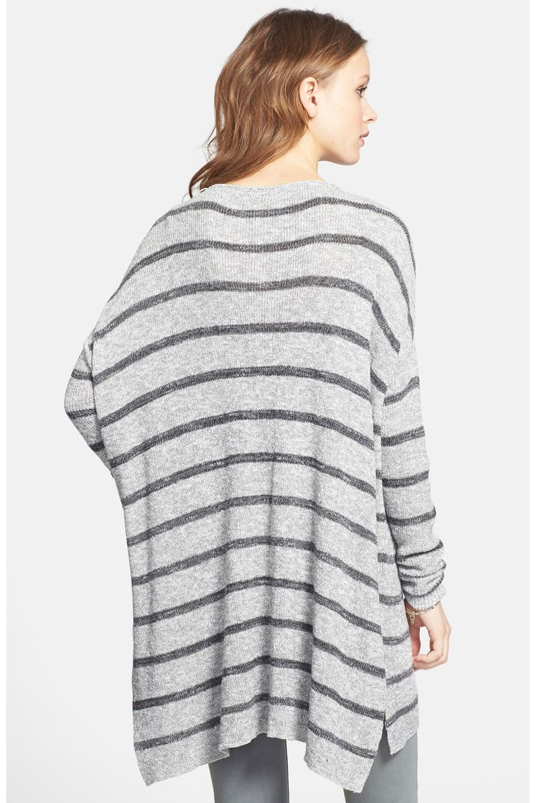'Shipping News' High/Low Tunic, Alternate, color, GREY COMBO