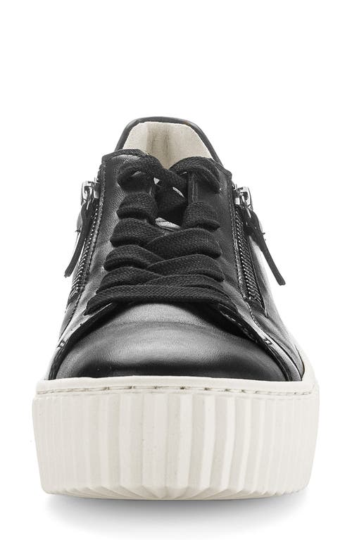Gabor 53.200 Platform Sneaker In Black