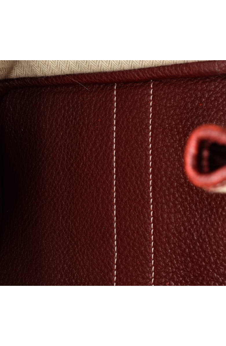 Pre-Owned Hermes Garden Party Tote Leather 30, Alternate, color, Rouge H