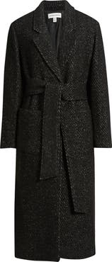Nordstrom Belted Textured Trench Coat