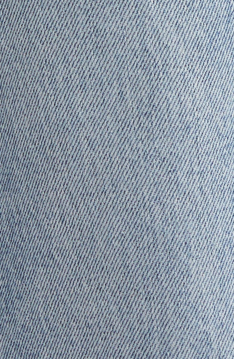 MOUSSY VINTAGE Ballard Ripped Mid Rise Straight Leg Jeans, Alternate, color, Light Blue