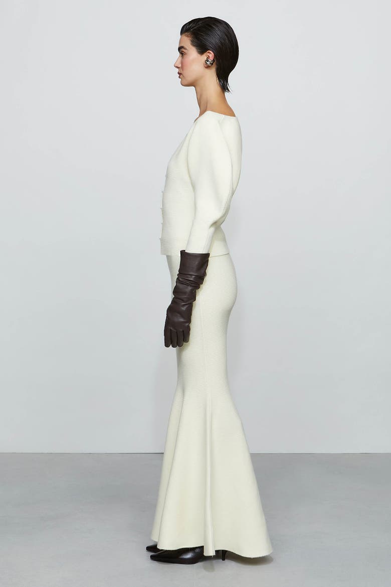 Wesley Knit Skirt, Alternate, color, Ivory