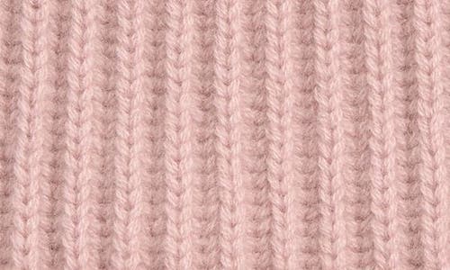 Vince Boiled Cashmere Chunky Rib Beanie In Pink