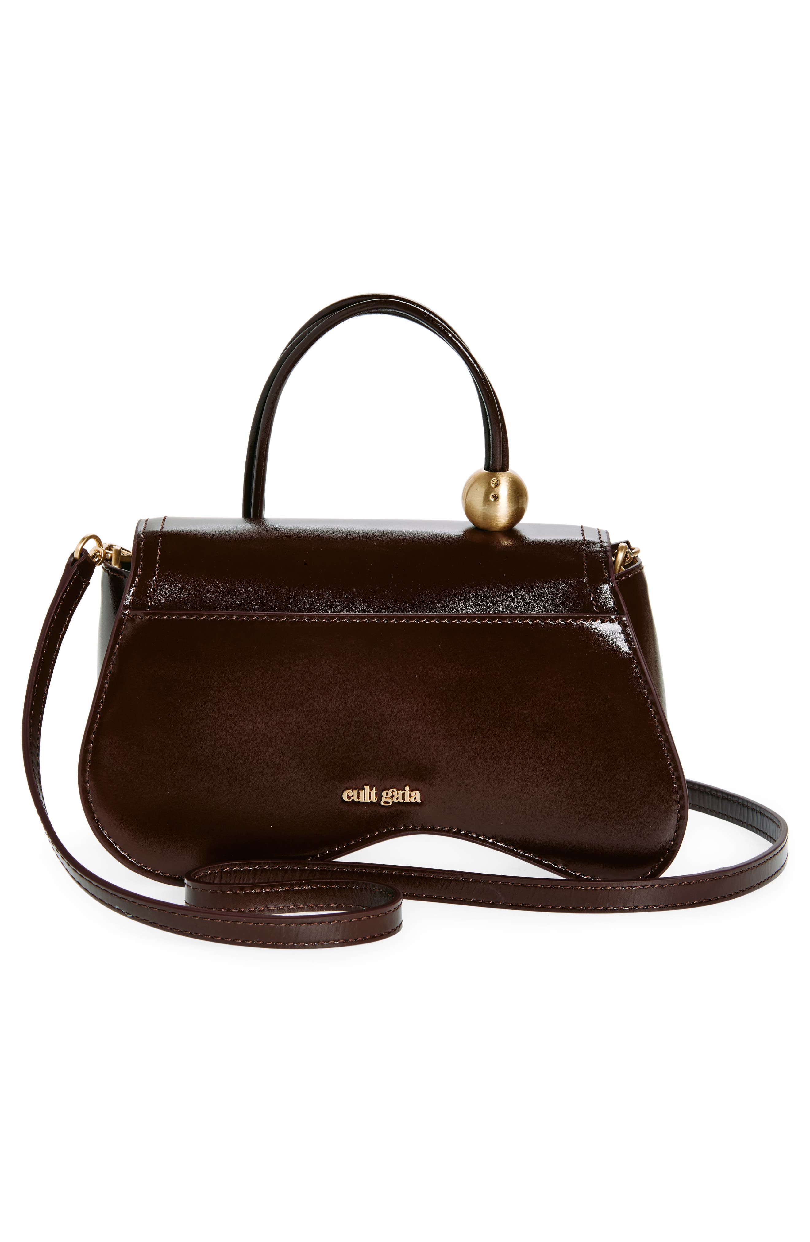 Cult Gaia Kazia Leather Crossbody Bag, Alternate, color, 