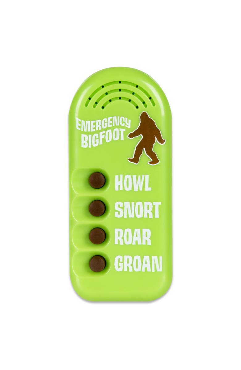Archie McPhee Emergency Bigfoot Prank Toy, Alternate, color, Multicolored