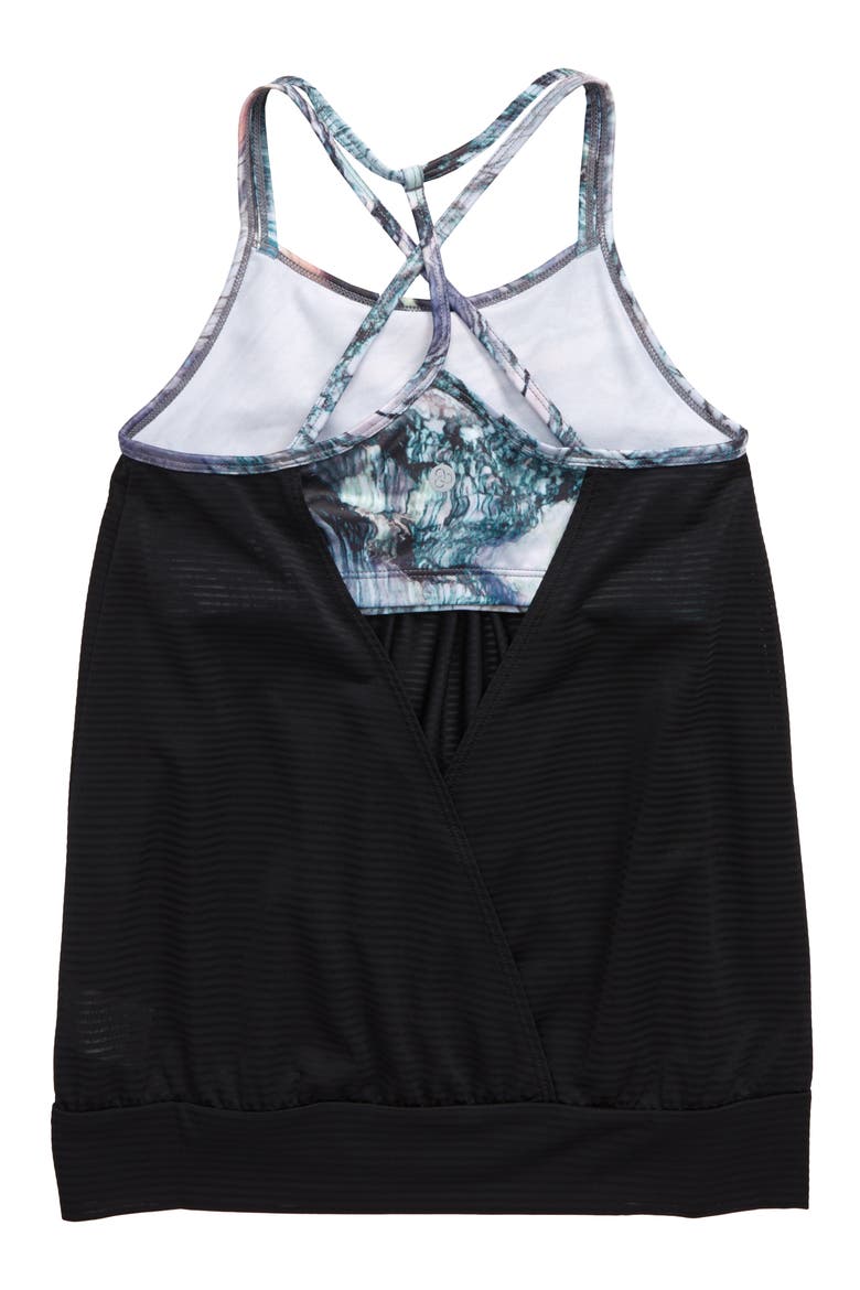 Layered Cross Back Tank, Alternate, color, BLACK