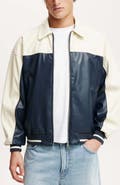 Cotton On Men's Faux Leather Western Jacket