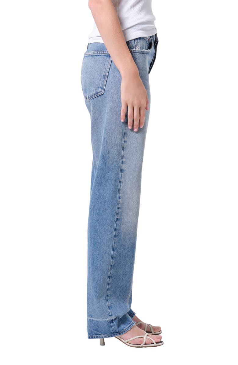 AGOLDE '90s Mid Rise Relaxed Straight Leg Jeans, Alternate, color, Session Mid Indigo
