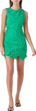 Endless Rose Floral Embroidered Sheath Dress