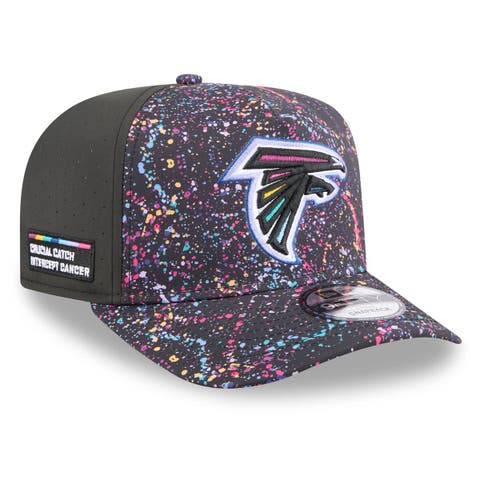 Men's New Era  Black Atlanta Falcons 2025 NFL Crucial Catch A-Frame 9FIFTY Snapback Hat