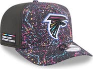New Era Men's New Era  Black Atlanta Falcons 2025 NFL Crucial Catch A-Frame 9FIFTY Snapback Hat
