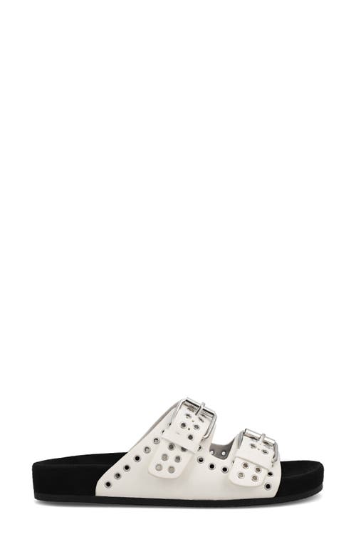 Mia Brooklyn Slide Sandal In White