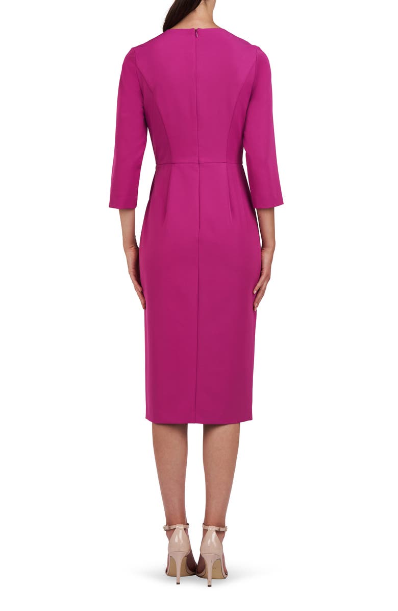 Kay Unger Doreen Midi Sheath Dress, Alternate, color, 