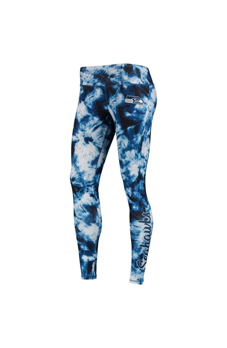 FOCO Women's FOCO College Navy Seattle Seahawks Tie-Dye Leggings, Alternate, color, Navy