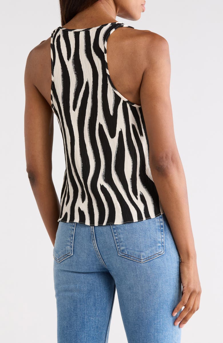 JASON WU Printed Scoop Tank, Alternate, color, Zebra Print