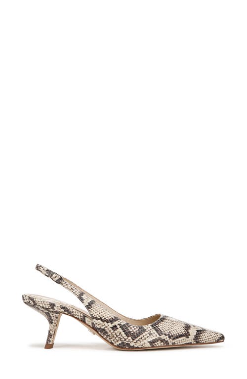 Sam Edelman Bianka Slingback Pump Roccia Python Leather