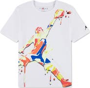 Jordan Kids' Splash Paint Graphic Cotton Blend T-Shirt