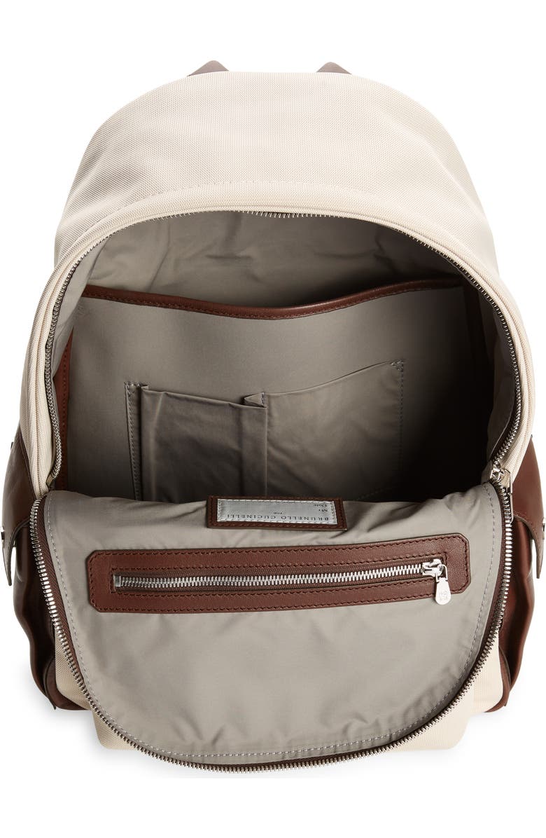 Brunello Cucinelli Nylon Backpack, Alternate, color,