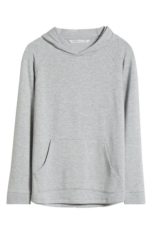 Free Fly Lightweight Fleece Hoodie In Gray