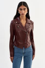 LAMARQUE Pascale | Fitted Faux Leather Jacket