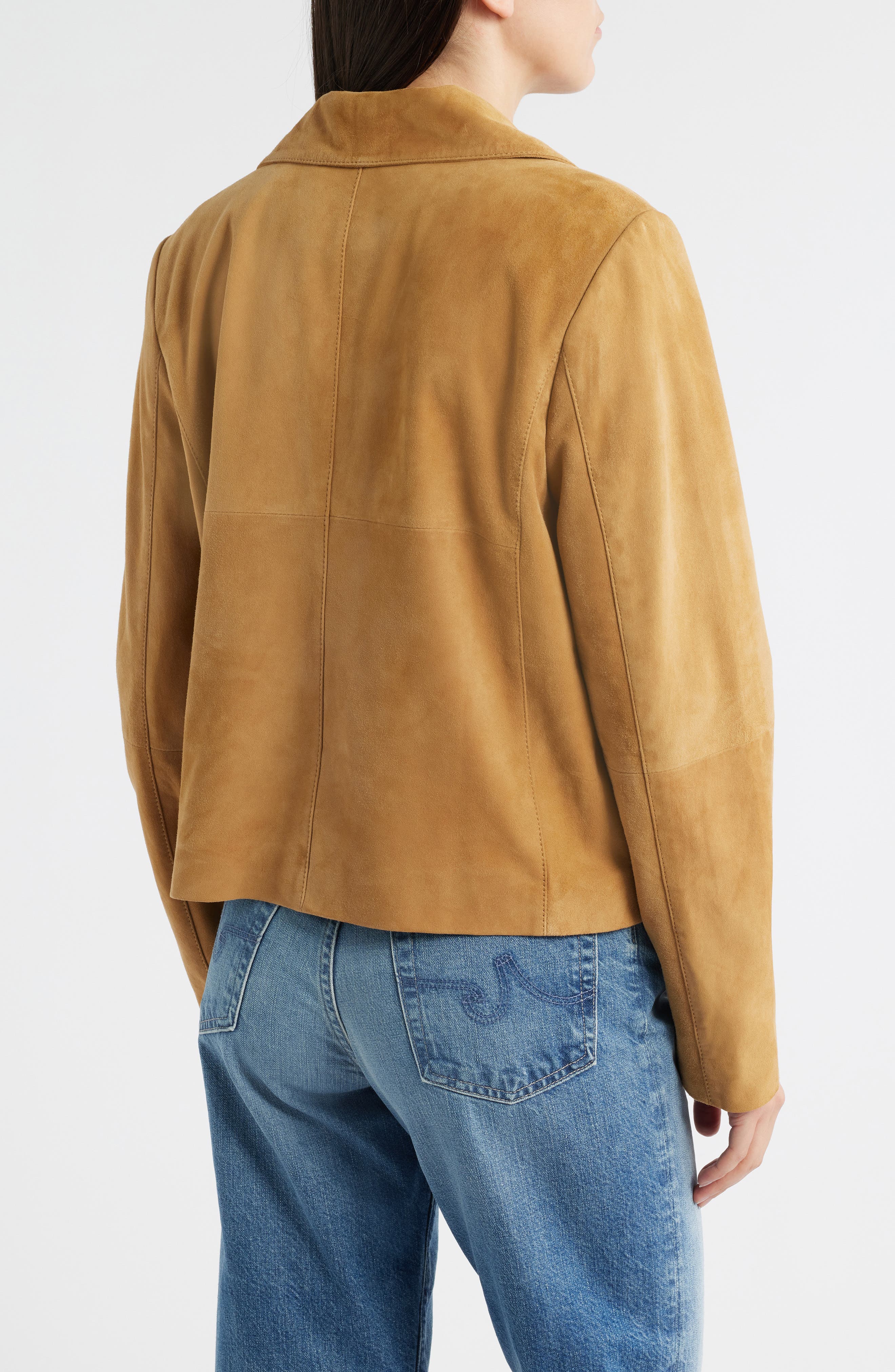 Crop Suede Jacket - image 2