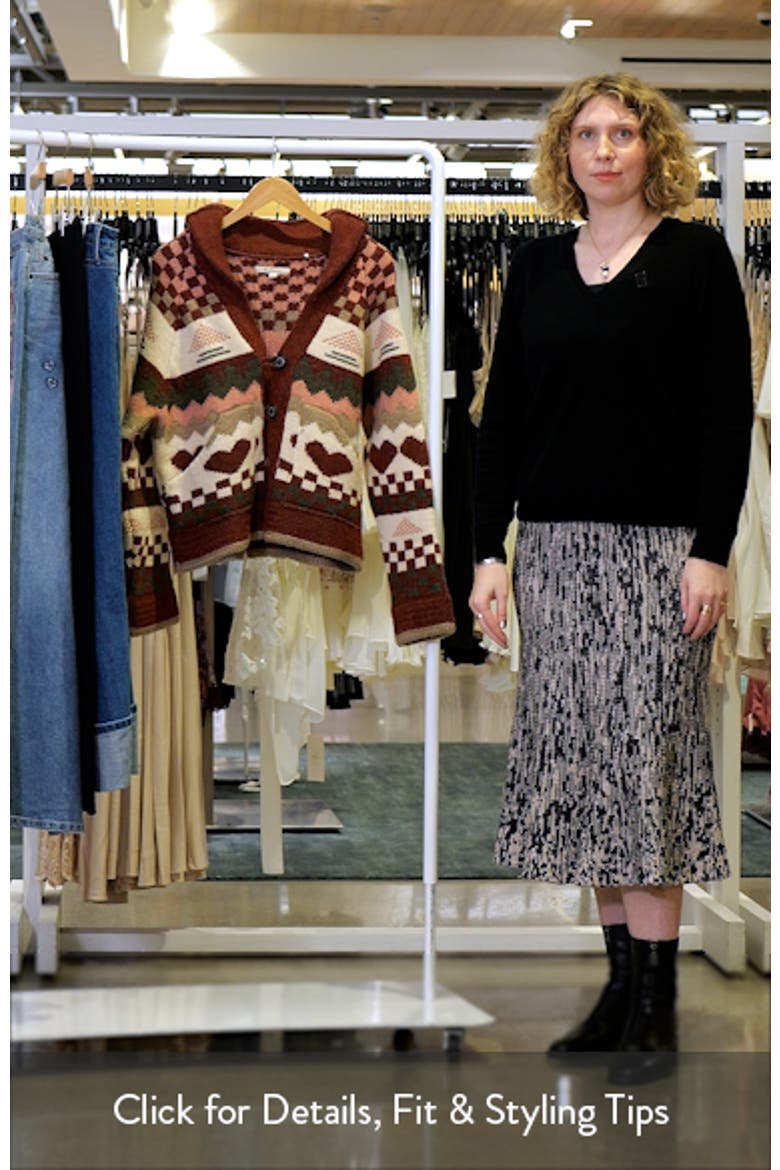 Ruby Wool Blend Shawl Collar Cardigan video