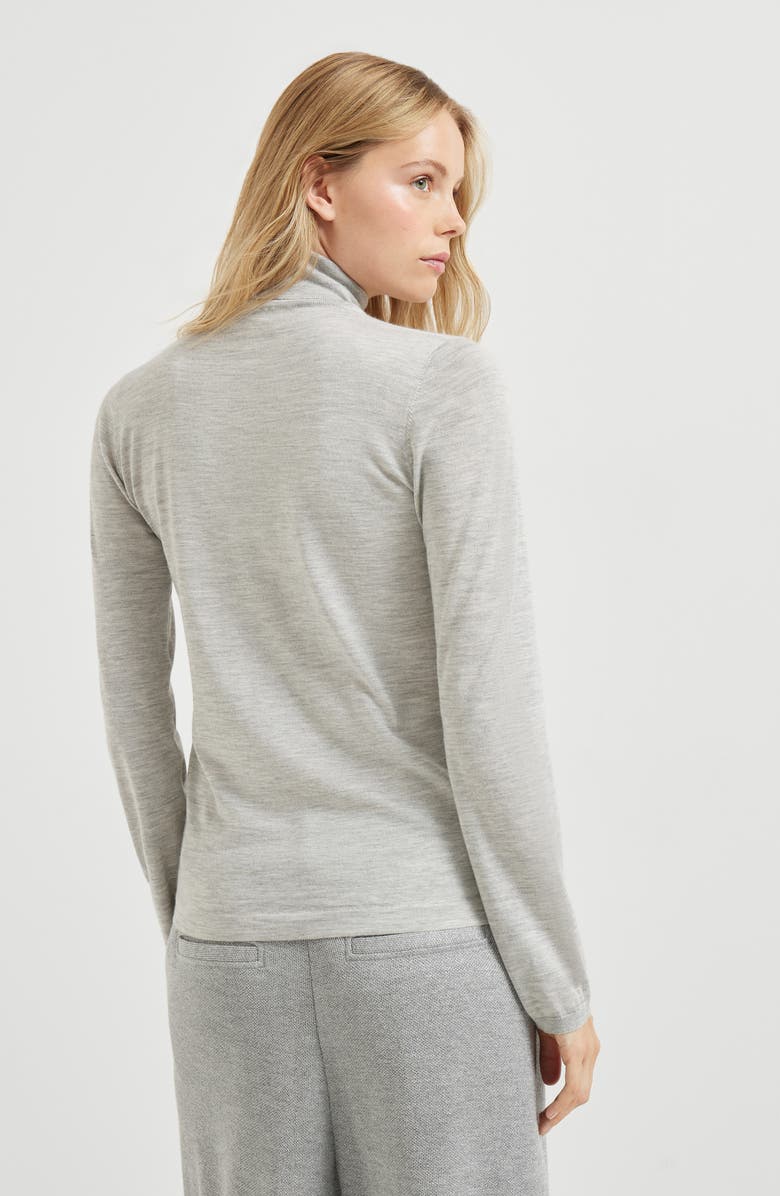 Brunello Cucinelli Lightweight sweater, Alternate, color, Light Grey