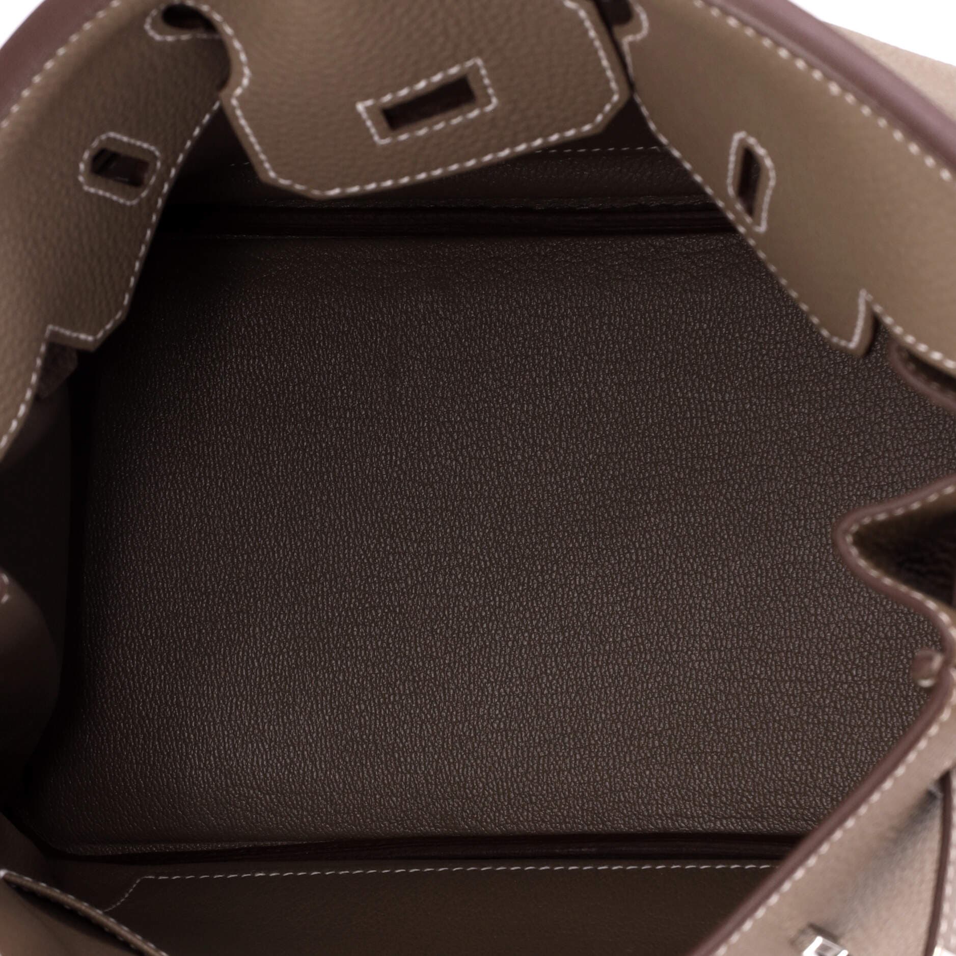 Birkin Handbag Grey Togo with Palladium Hardware 25, Alternate, color, Etoupe