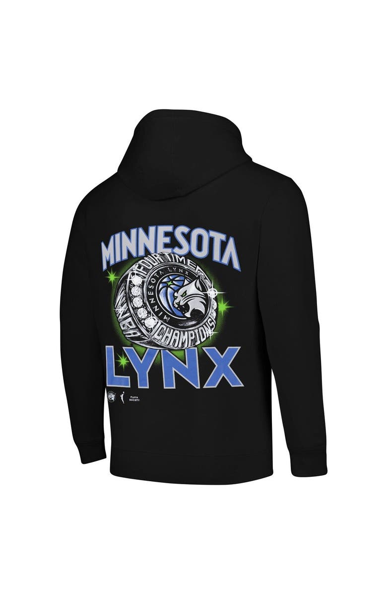 Playa Society Unisex Playa Society Black Minnesota Lynx Pullover Hoodie, Alternate, color,