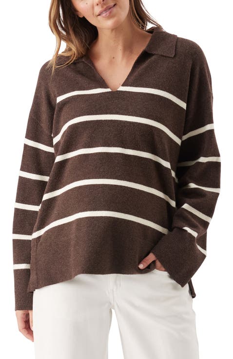 Scout Stripe Maternity/Nursing Knit Sweater