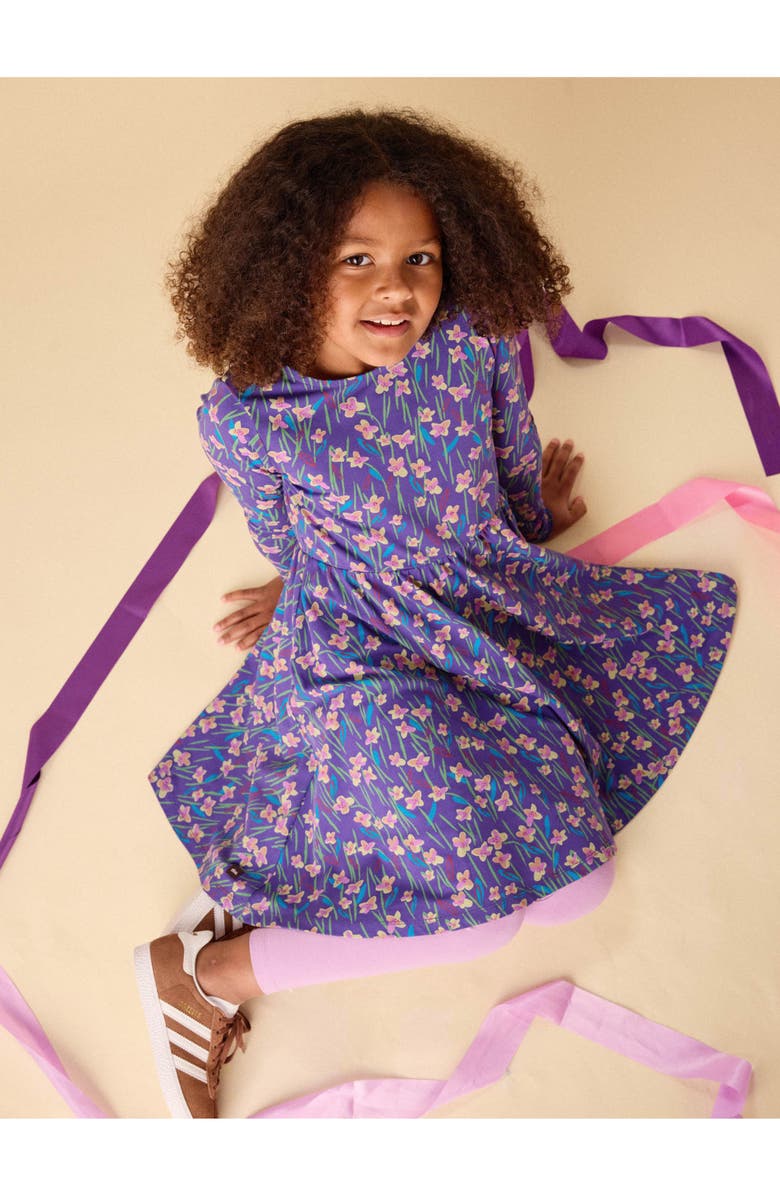 Tea Collection Printed Ballet Dress, Alternate, color, Perfume Jasmine