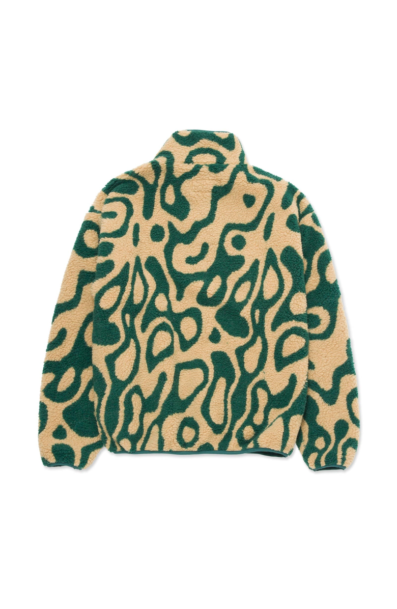 Parks Project Yellowstone Geysers Trail High Pile Fleece Pullover, Alternate, color, Green