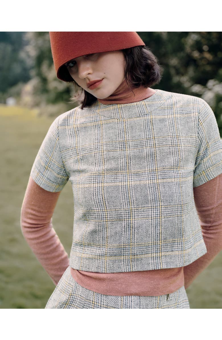 JUANA Plaid Theory Top, Alternate, color, Plaid