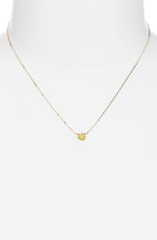 Nashelle Birthstone Pendant Necklace In Gold