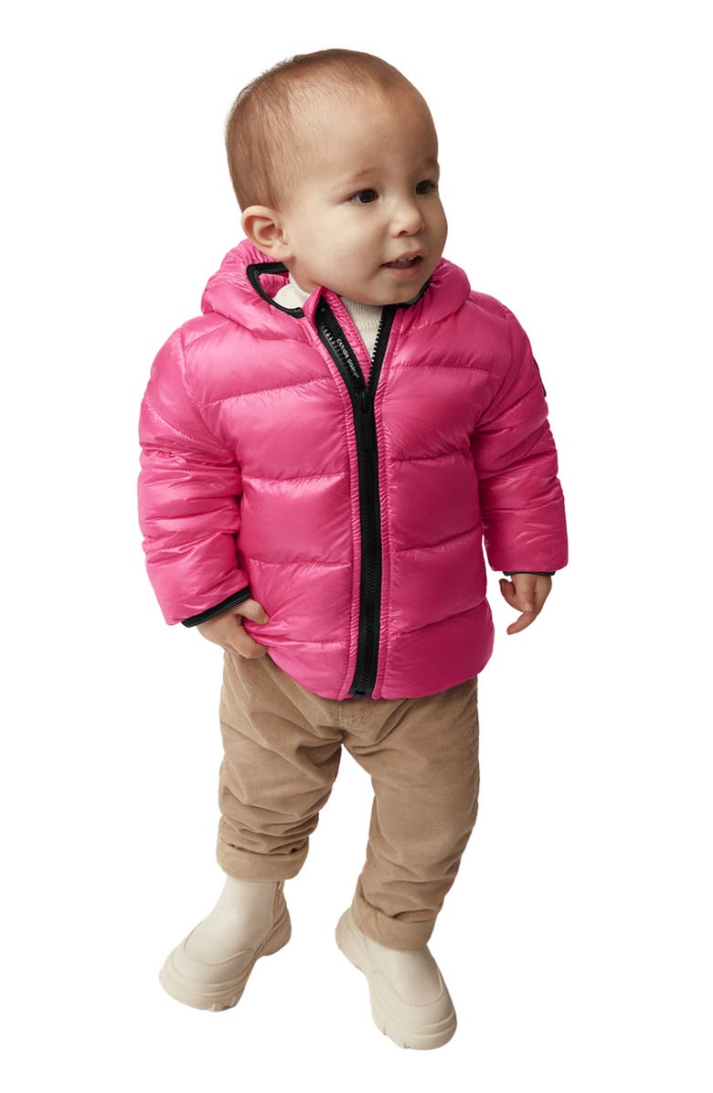 Canada Goose Crofton Water Resistant 750 Fill Power Down Recycled Nylon Puffer Jacket, Alternate, color, Summit Pink