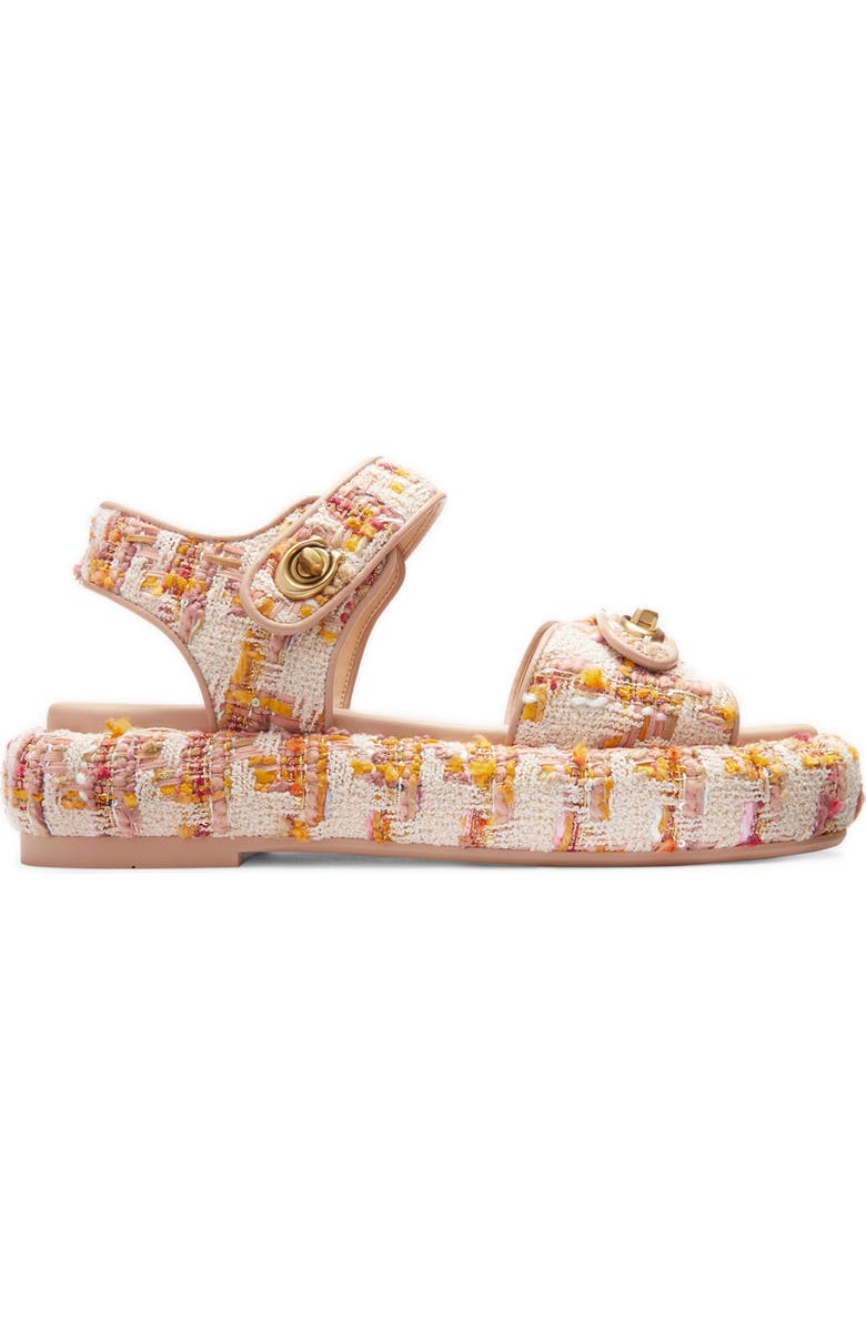 COACH Peyton Tweed Platform Sandal, Alternate, color,