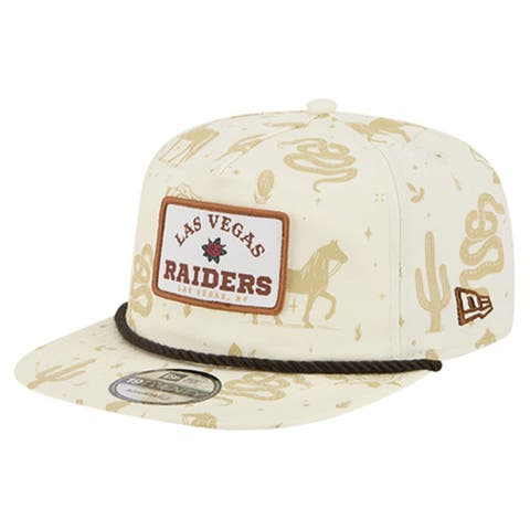 Men's New Era  Cream Las Vegas Raiders Desert Rose 19TWENTY Adjustable Hat