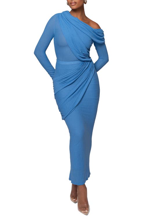 Jluxlabel Paradise Hills Maxi Skirt In Blue
