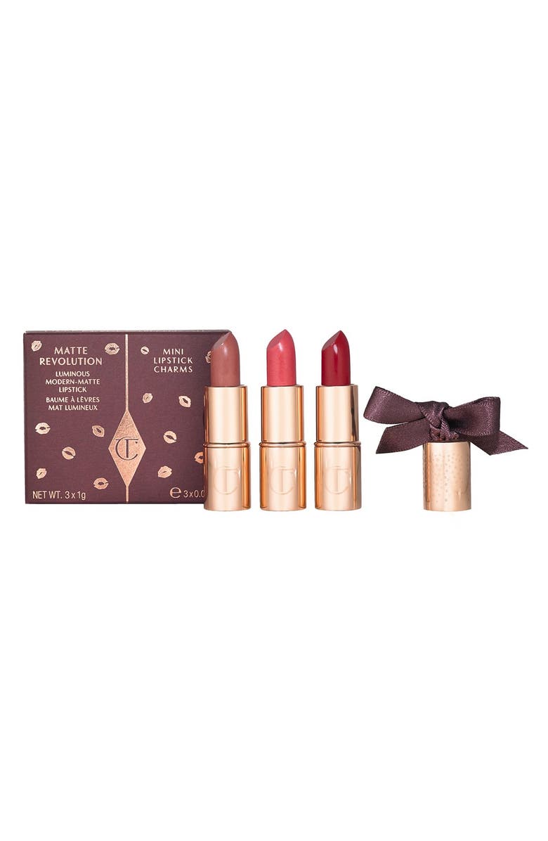 Charlotte Tilbury Matte Revolution Mini Lipstick Trio, Main, color,