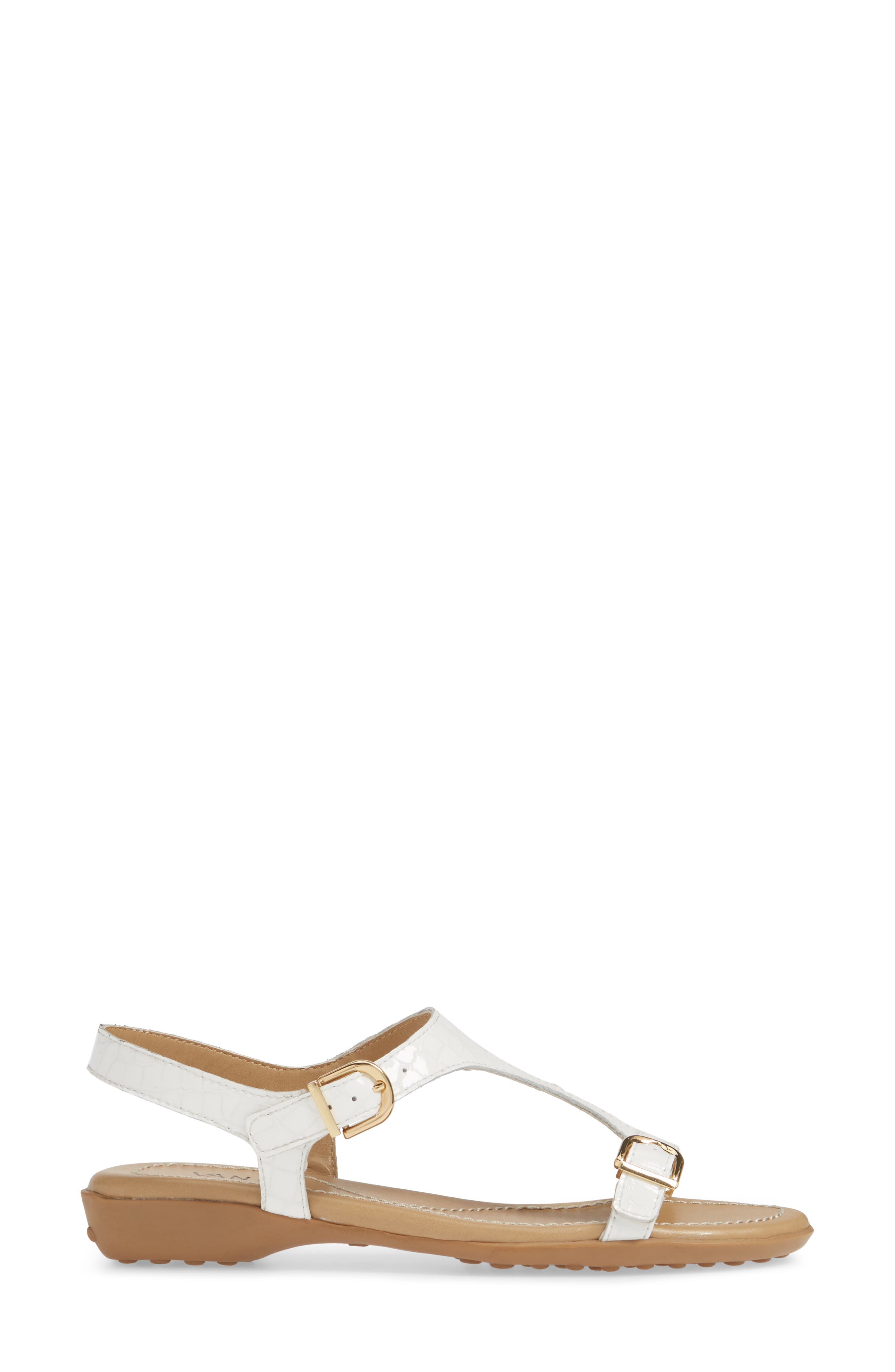 Taletha T-Strap Sandal, Alternate, color, WHITE PATENT LEATHER