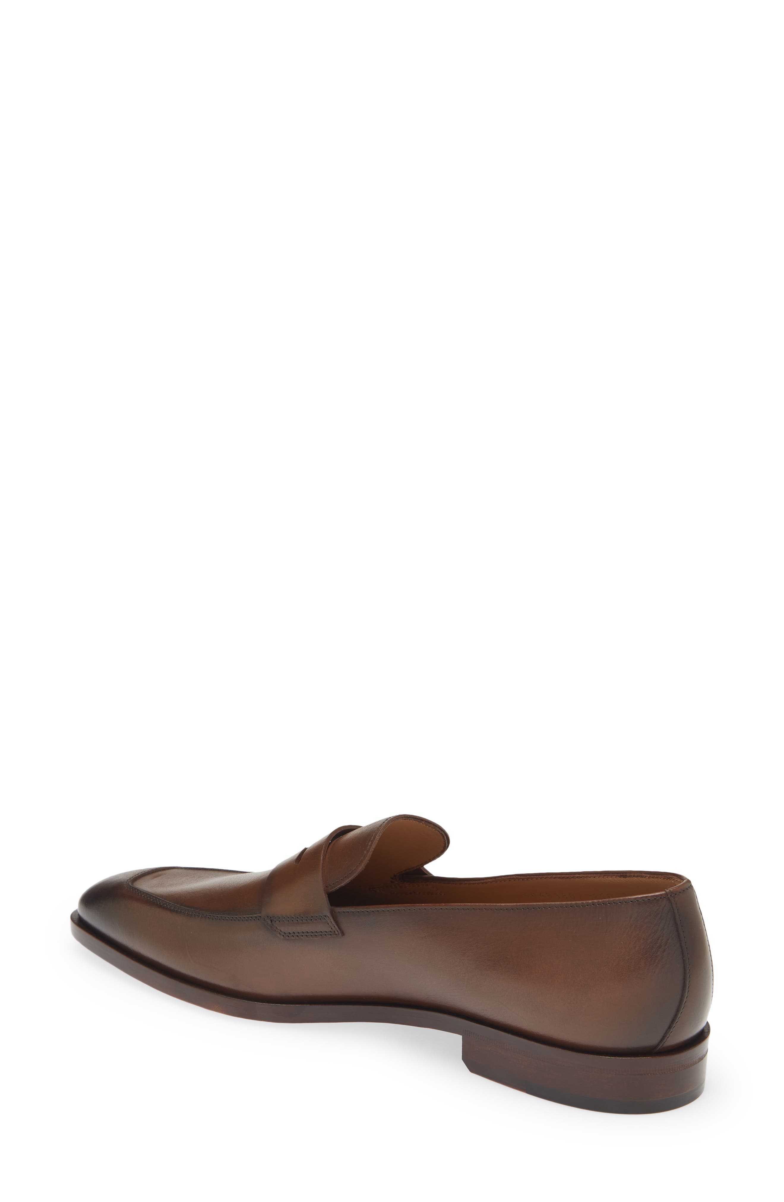 BOSS Lisbon Penny Loafer, Alternate, color, Med Brn