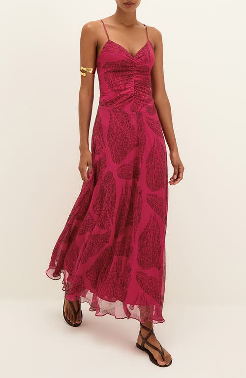 Vix Paula Hermanny Roseate Eira Cover-up Maxi Dress In Pink