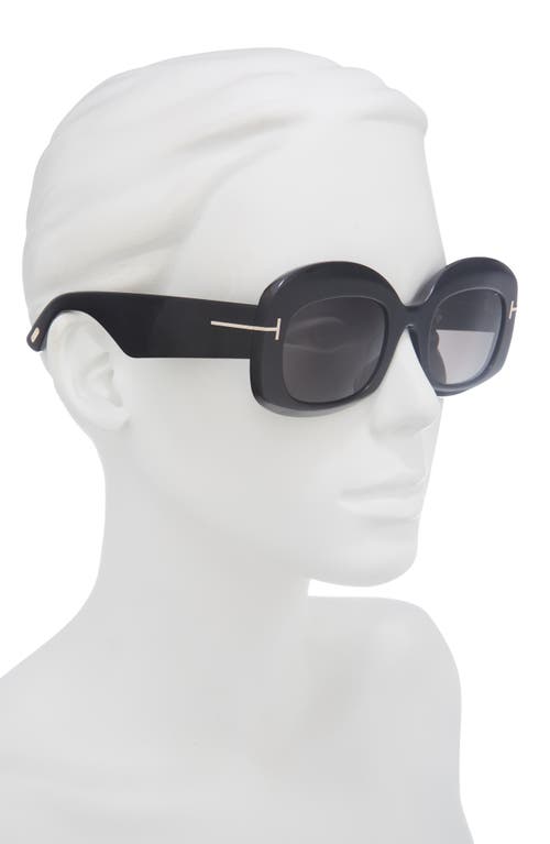 Tom Ford 53mm Square Sunglasses In Black