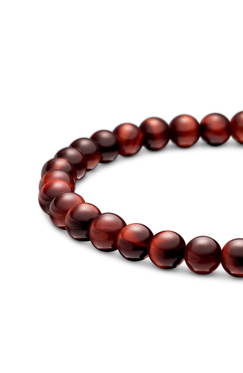 David Yurman Spiritual Beads Tigers Eye Bracelet, Alternate, color,